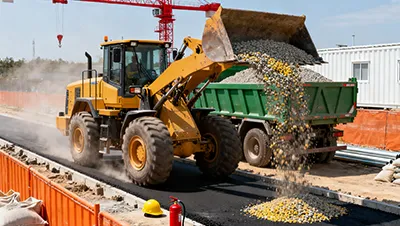 Máquinário de construção