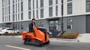 Minicarregadeira skid steer sobre esteiras T490 (250 kg)