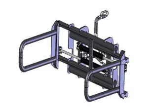 Garra para fardos quadrados