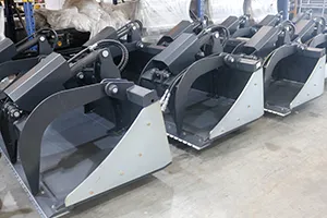 Garra para minicarregadeira skid steer