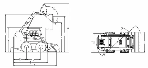 Minicarregadeira skid steer JC35
