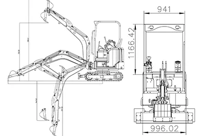 Escavadora elétrica de esteiras KE20/25