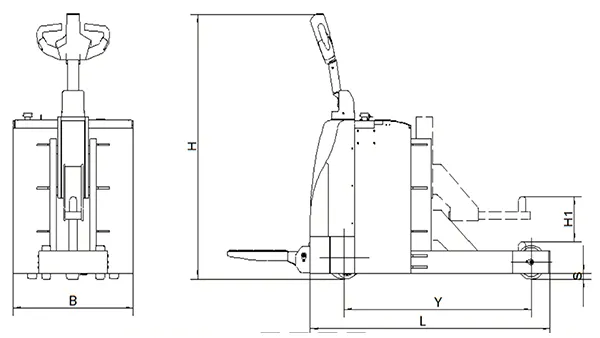 Rebocador elétrico STB30B